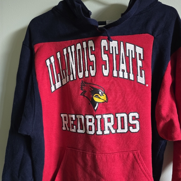 Illinois state redbirds upcycled sweatshirt. Size medium - Picture 2 of 6